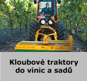 Kloubové traktory do vinic a sadů